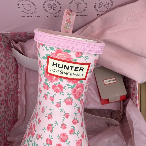 LoveShackFancy Pink Floral Ankle Boots - Picture 5 of 6